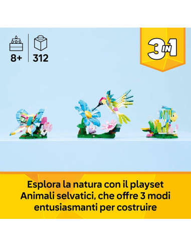 Lego Creator - Animali selvatici: colibrì...