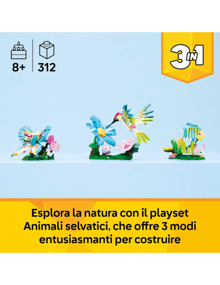 Lego Creator - Animali selvatici: colibrì variopinto
