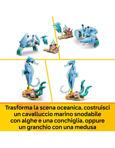 Lego Creator - Animali marini: meravigliosi...