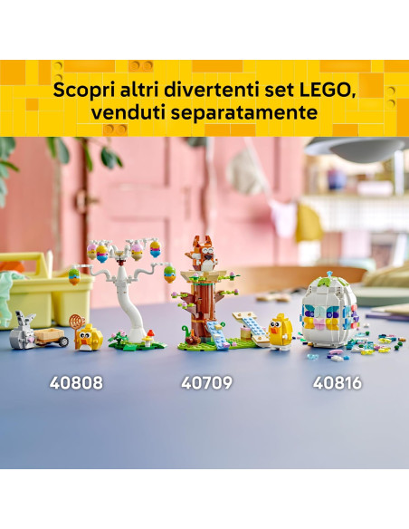 Lego Iconic - Coniglietto pasquale e caccia alle uova