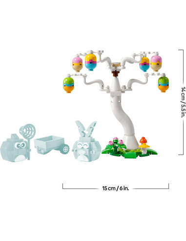 Lego Iconic - Coniglietto pasquale e caccia...
