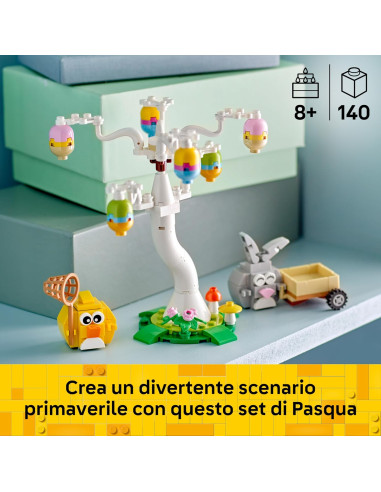 Lego Iconic - Coniglietto pasquale e caccia...