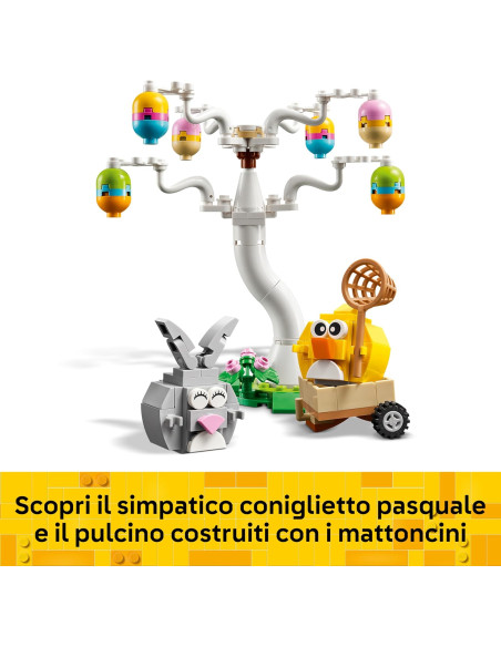 Lego Iconic - Coniglietto pasquale e caccia alle uova