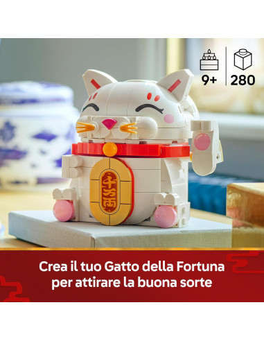Lego Iconic - Gatto della fortuna
