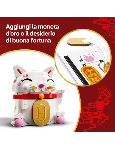 Lego Iconic - Gatto della fortuna