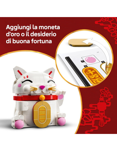 Lego Iconic - Gatto della fortuna