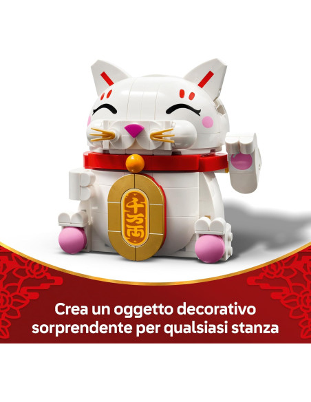 Lego Iconic - Gatto della fortuna