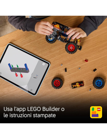 Lego Technic - Monster Jam Grave Digger Fuoco e Giaccio