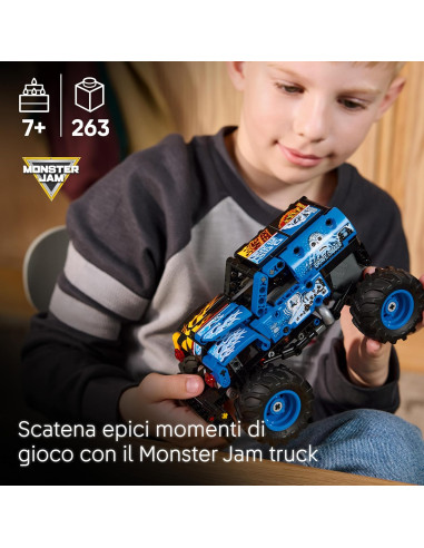 Lego Technic - Monster Jam Grave Digger Fuoco e...