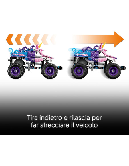 Lego Technic - Monster Jam Sparkle Smash a retrocarica