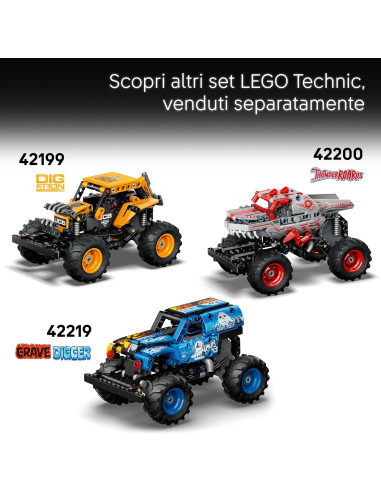 Lego Technic - Monster Jam Sparkle Smash a...