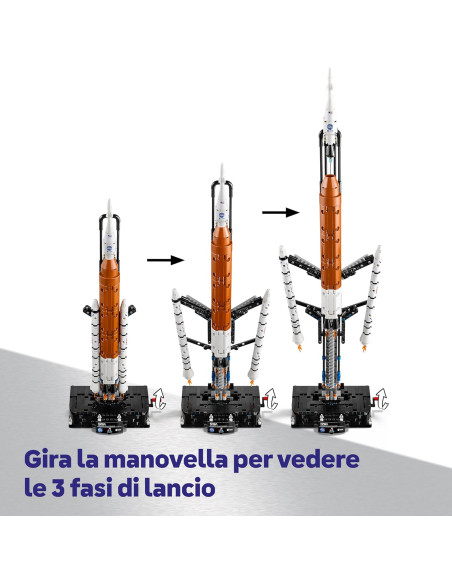 Lego Technic - Sistema di lancio spaziale razzo NASA Artemis