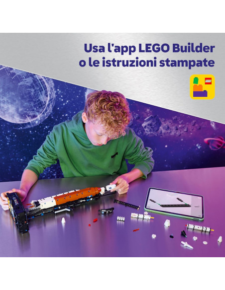 Lego Technic - Sistema di lancio spaziale razzo NASA Artemis