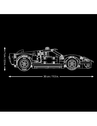 Lego Technic - Auto da corsa Ford GT40 MKII 1966