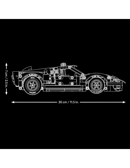 Lego Technic - Auto da corsa Ford GT40 MKII 1966