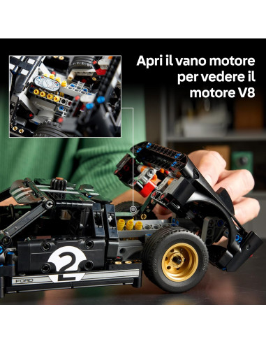 Lego Technic - Auto da corsa Ford GT40 MKII 1966