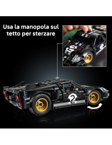 Lego Technic - Auto da corsa Ford GT40 MKII 1966