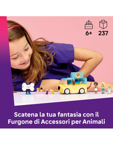 Lego Friends - Furgone di accessori per animali