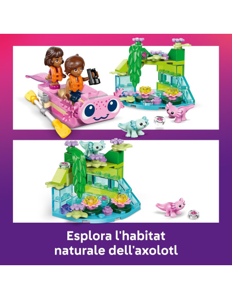 Lego Friends - Barca d'avventura Axolotl