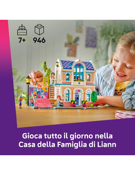 Lego Friends - Casa della famiglia di Liann