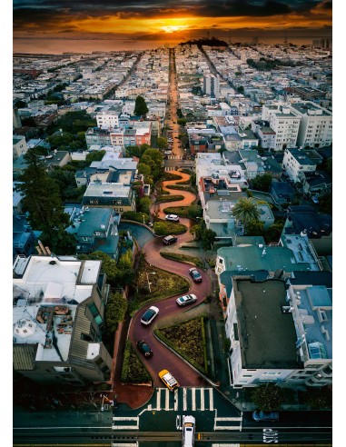 SAN FRANCISCO LOMBARD STREET 1000 pz