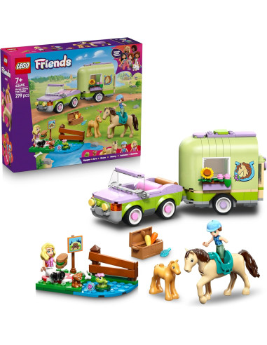 Lego Friends - Rimorchio per cavallo e puledro