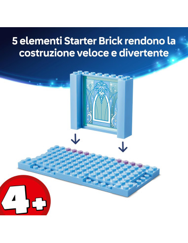 Lego Disney Princess - Castello di ghiaccio di...