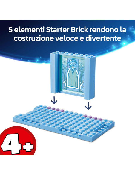 Lego Disney Princess - Castello di ghiaccio di Elsa e avventura sulla neve