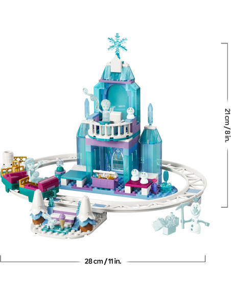 Lego Disney Princess - Castello di ghiaccio di Elsa e avventura sulla neve