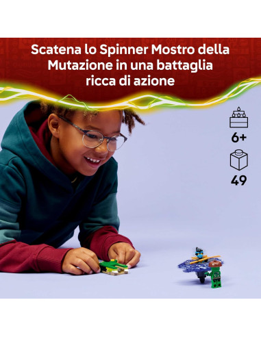 Lego Ninjago - Nya contro Spinner Mostro della...
