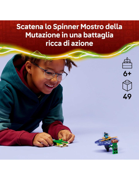 Lego Ninjago - Nya contro Spinner Mostro della Mutazione