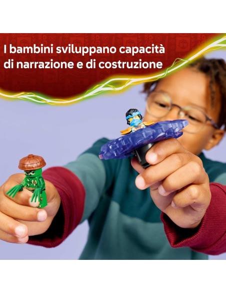 Lego Ninjago - Nya contro Spinner Mostro della Mutazione