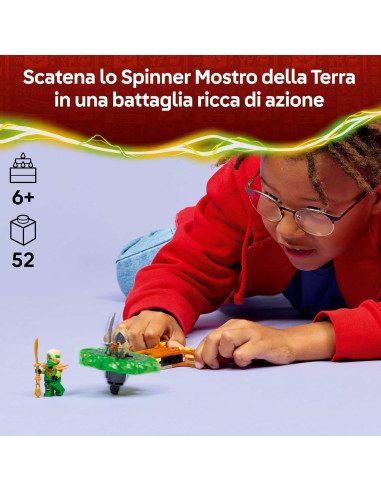 Lego Ninjago - Lloyd contro Spinner Mostro...