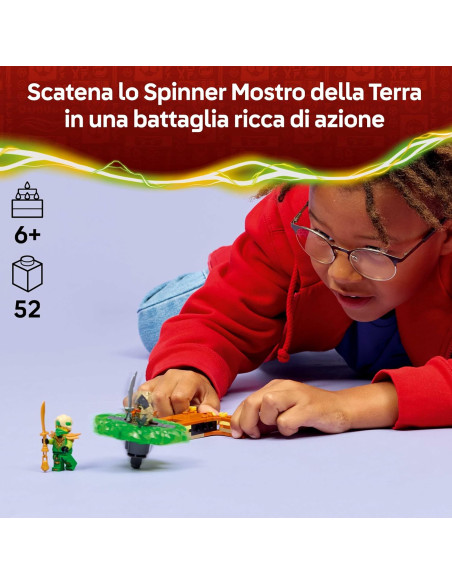 Lego Ninjago - Lloyd contro Spinner Mostro della Terra 