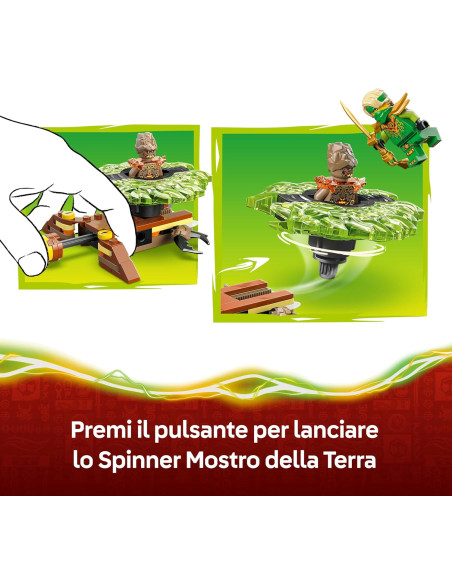 Lego Ninjago - Lloyd contro Spinner Mostro della Terra 