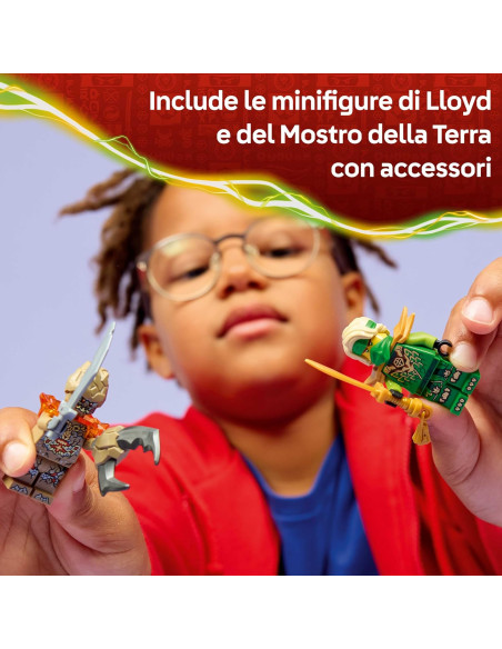 Lego Ninjago - Lloyd contro Spinner Mostro della Terra 