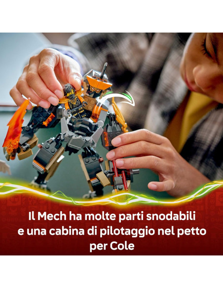 Lego Ninjago - Mech della missione di Cole e drago Zane