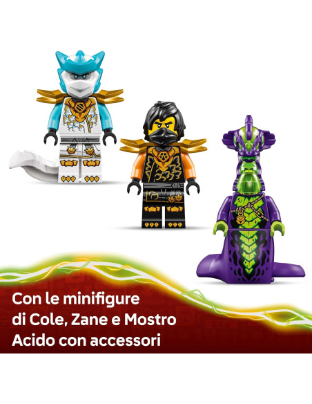 Lego Ninjago - Mech della missione di Cole e drago Zane