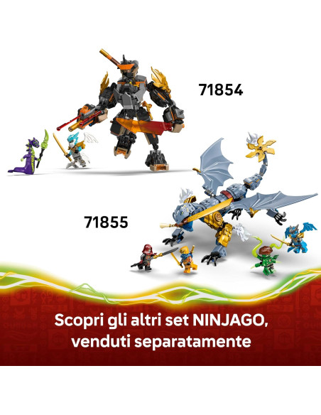 Lego Ninjago - Mech della missione di Cole e drago Zane