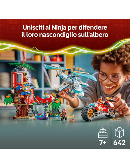 Lego Ninjago - Battaglia alla casa sull'albero con veicolo Ninja