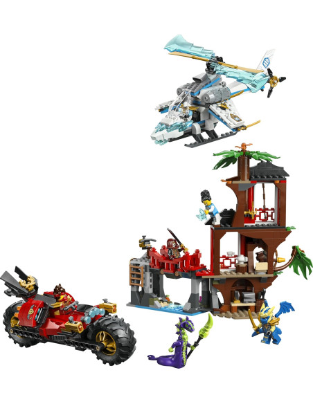 Lego Ninjago - Battaglia alla casa sull'albero con veicolo Ninja