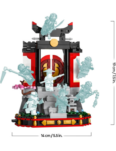Lego Ninjago - Display personaggi 15 anniversario
