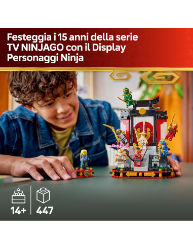 Lego Ninjago - Display personaggi 15 anniversario