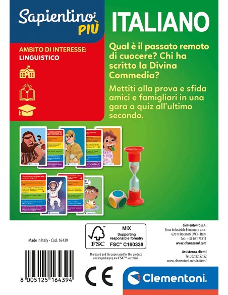 SAPIENTINO PIU' - CARTE ITALIANO