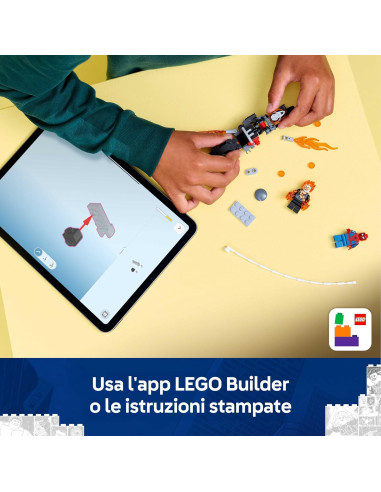 Lego Super Heroes - Spiderman vs Ghost Rider in...