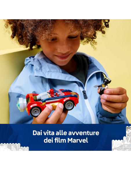 Lego Super Heroes - Auto di Spider-Man vs. Venomized Wolverine