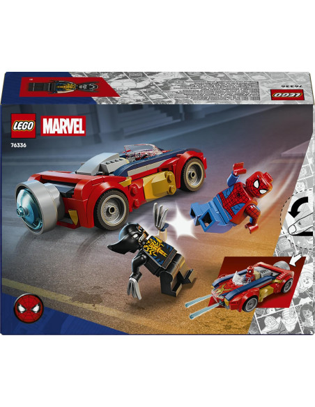 Lego Super Heroes - Auto di Spider-Man vs. Venomized Wolverine