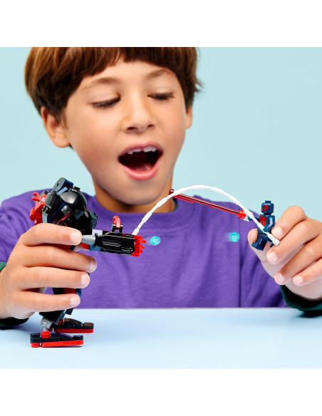 Lego Super Heroes - Mech di Miles Morales vs Spiderman