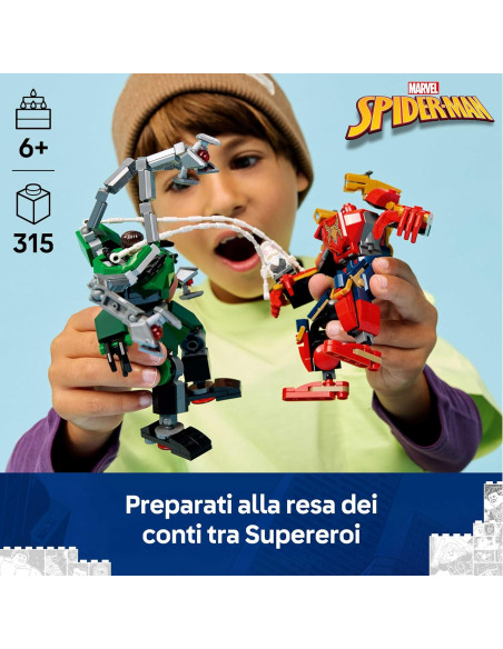 Lego Super Heroes - Battaglia Mech Spiderman vs Dock Ock