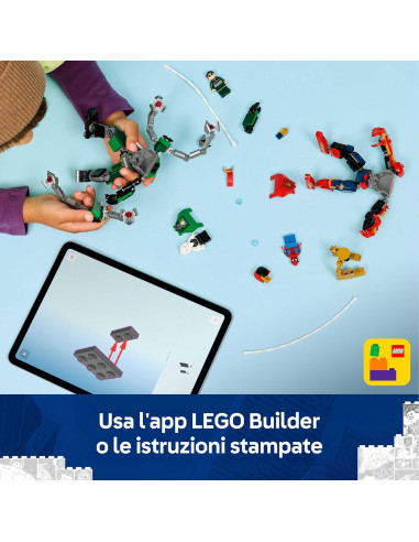 Lego Super Heroes - Battaglia Mech Spiderman vs...